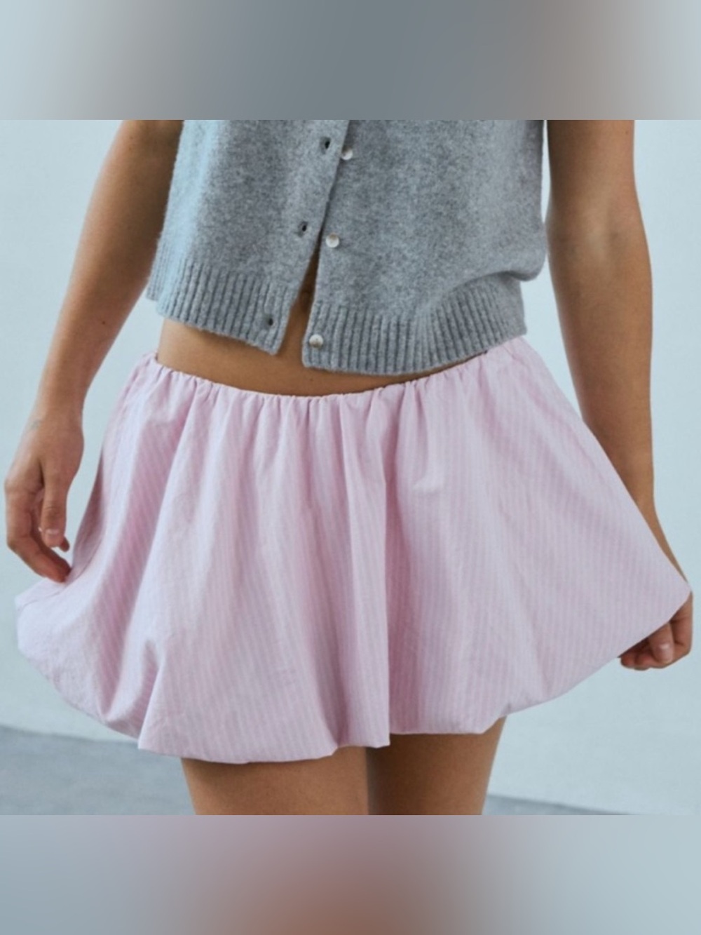 NWOT UO Kimchi Blue Anne Bubble Mini Skort - Picture 2 of 8
